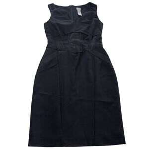 Cache Dress Womens Size 6 Black Sheath Cocktail Party Formal Classic
